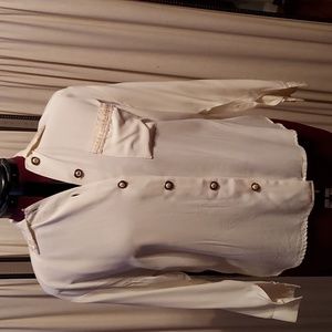 Vintage Women's Cream Blouse